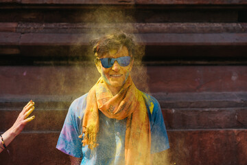 Holi Festival Portrait