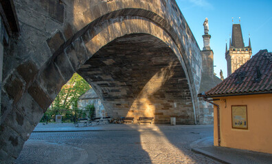 Under the Charles Bridge / Prague, Czech Republic