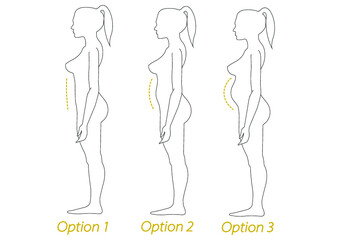 women belly shape