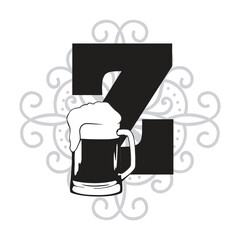 LETTER Z AND BEER