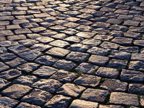 A close-up on the street of Paris at "place de la Concorde"
