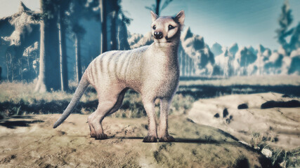 3D Recreation of Thylacinus Cynocephalus 