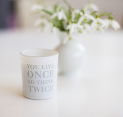 Frühling Gänseblümchen Frühblüher Spring Spruch