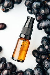 Grape Seed Oil. Pure, Natural, Cold Pressed, Unscented, Vegan, Hexane Free, No GMO. Ideal for Aromatherapy, Massage Base Oil, Natural Moisturiser and Conditioner for Hair and Skin