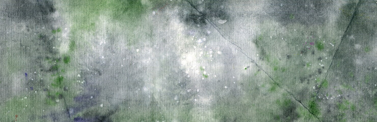Gray-green watercolor background. Gray steel with cracks. Light gray texture for design and creativity. Old concrete.