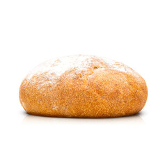 Round rye baked grain bread