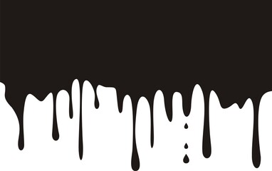 Dripping blood isolated on white.  paint or blood drips