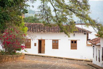 Facade of a House in Barichara Santander