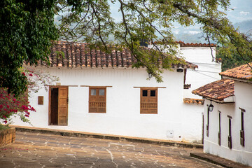 Facade of a House in Barichara Santander