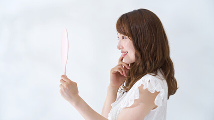 女性・歯