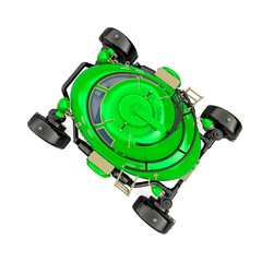 lunar roving vehicle on white background top view