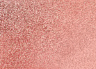 Metallic rose gold leather texture background