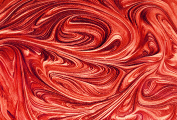 Red tones abstract expressionist watercolor hand painted backgro