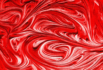 Red tones abstract expressionist watercolor hand painted backgro