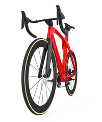 Red Road Bike Isolated