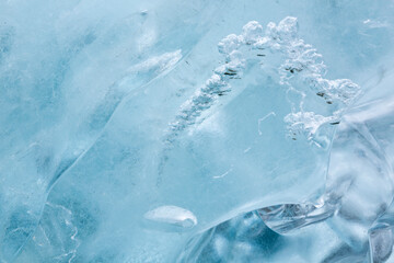 USA, Alaska, Glacier Bay National Park. Detail of ice on McBride Glacier.