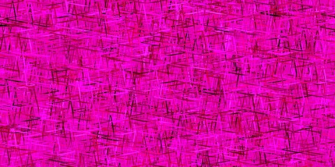 Dark Pink vector pattern with sharp lines.