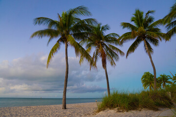 Sunrise in Key West at Smathers Beach.