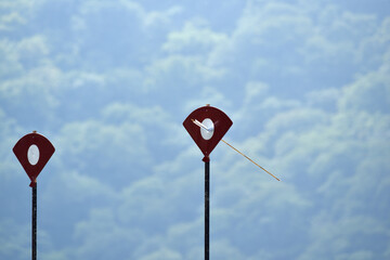 Targets of Japanese archery