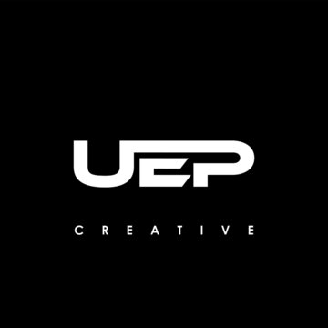 UEP Letter Initial Logo Design Template Vector Illustration
