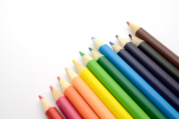 Naklejka premium 色鉛筆