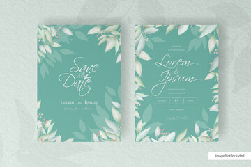 Greenery Wedding Invitation stationery