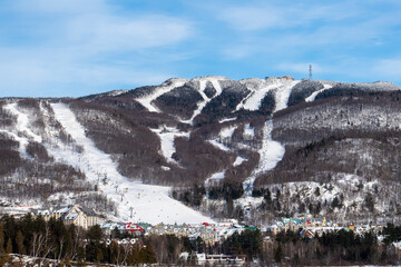 Mont-Tremblant, QC, Canada  - January 9 2021:  Tremblant ..Photo by:  Gary Yee (garyphoto.ca)