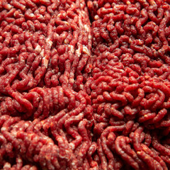 ground beef for the whole picture close-up