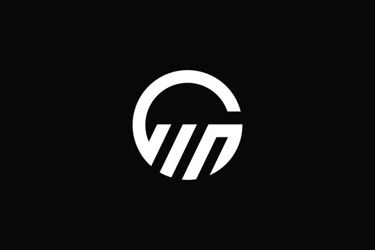 Gm logo monogram shield crown luxury design Vector Image