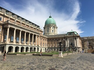 Obraz premium Great view of the old town of Budapest.