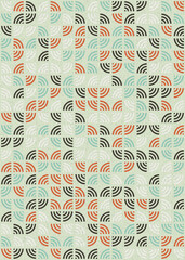 Abstract Geometric Pattern generative computational art illustration