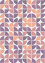 Abstract Geometric Pattern generative computational art illustration