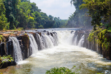 Tad pha suam waterfall, Champasak, southern Laos.