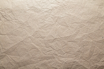 A beautiful white color handmade paper of crumple or wrinkle texture with veins and fibers. Useful for background, 3d rendering.