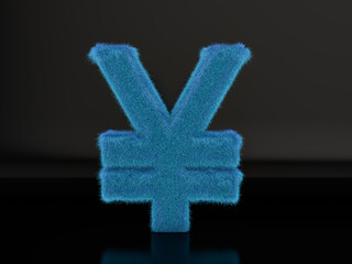 Obraz premium Fur yen symbol