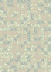 Abstract Geometric Pattern generative computational art illustration