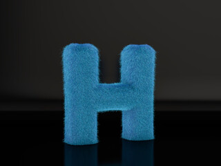 Fur letter H