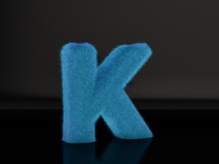 Fur letter K
