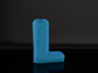 Fur letter L