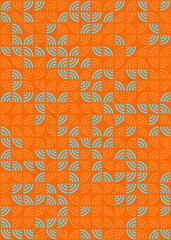 Abstract Geometric Pattern generative computational art illustration