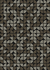 Abstract Geometric Pattern generative computational art illustration