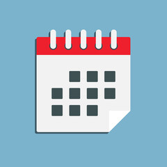 Icon page calendar - schedule, deadline, date, app