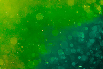Abstract elegant green glitter sparkle bokeh