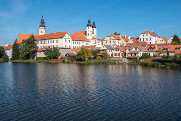 view of the old town / Telč, Czech Republic