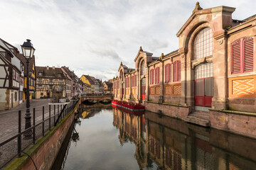 Naklejka premium The little Venice in Colmar in france