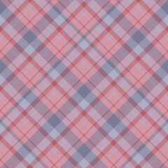 Seamless pattern in discreet pink and violet colors for plaid, fabric, textile, clothes, tablecloth and other things. Vector image. 2