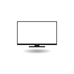 Smart TV icon with shadow