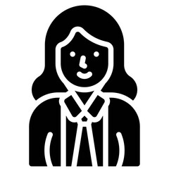 Working woman icon, International Women's Day related vector