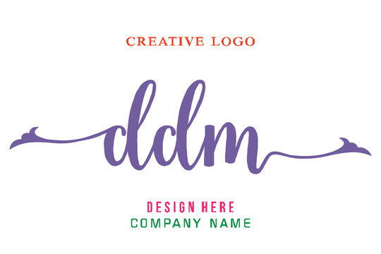 DDM lettering logo is simple, easy to understand and authoritative