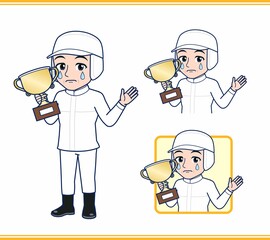 食品加工の仕事をしている人